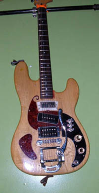 Fibson guitar, original Chicago Guitar Works photograph