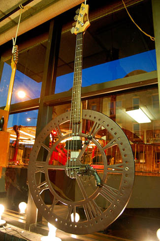 Custom guitar from the original gallery, original Chicago Guitar Works photograph