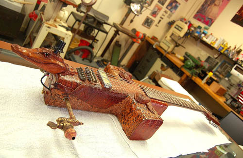 The Politician, view 3, original Chicago Guitar Works photograph
